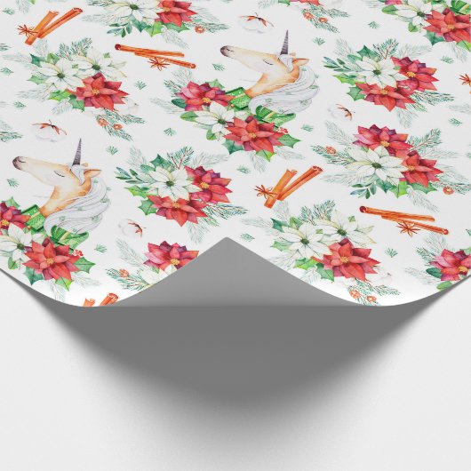 Een magisch kerstfeest cadeaupapier (Hoek)