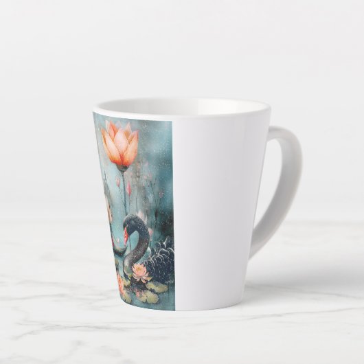 Een magisch moment gedeeld tussen vrienden latte mok (Rechterhoek)