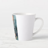 Een magisch moment gedeeld tussen vrienden latte mok (Rechts)