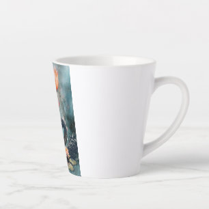 Een magisch moment gedeeld tussen vrienden latte mok