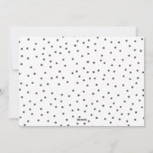 Een magisch nieuwjaar moderne zilveren glitter pol feestdagenkaart (Achterkant)