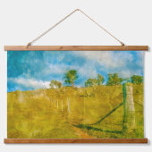 Een magisch pastoraal landschap hangend wandkleed (Voorkant)