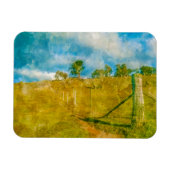 Een magisch pastoraal landschap magneet (Horizontaal)
