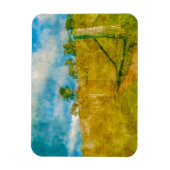 Een magisch pastoraal landschap magneet (Verticaal)