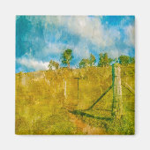 Een magisch pastoraal landschap magneet (Voorkant)