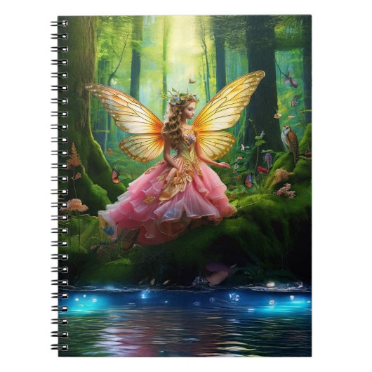 Een magisch sprookjesbos notitieboek (Voorkant)