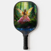 Een magisch sprookjesbos pickleball paddle (Voorkant)