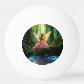 Een magisch sprookjesbos pingpongbal (Achterkant)