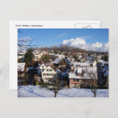 Een magisch winterdorp briefkaart (Voorkant / Achterkant)