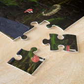 Een magische bijeenkomst - Unicorn Fantasy Art Legpuzzel (Zijkant)