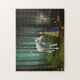 Een magische bijeenkomst - Unicorn Fantasy Art Legpuzzel