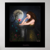 Een magische bloem poster (Voorkant)