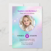 Een magische dag eenhoorn kaart (Achterkant)