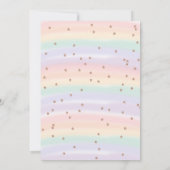 Een Magische Dag Sorbet Eenhoorn Verjaardag Kaart (Achterkant)