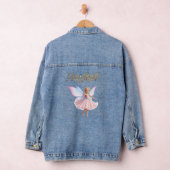 Een magische fee in decoratieve tekst denim jacket (Hangar)