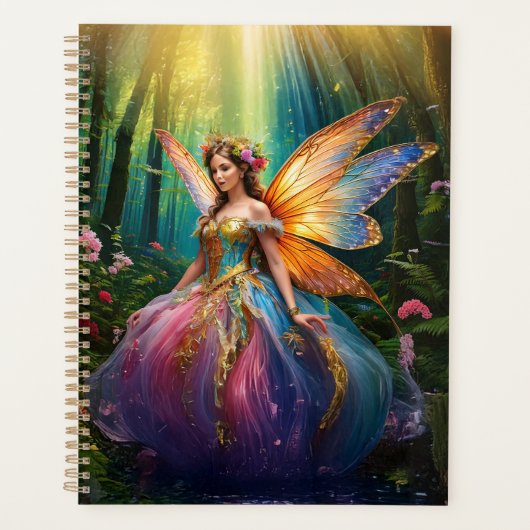 Een magische fee in een betoverd bos planner (Voorkant)