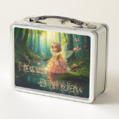 Een magische fee in een vijver Happy Birthday (Achterkant)