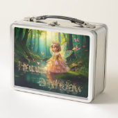 Een magische fee in een vijver Happy Birthday (Voorkant)