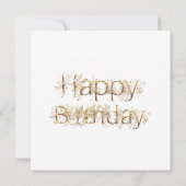 Een magische fee in een vijver Happy Birthday (Achterkant)