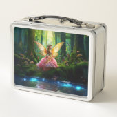 Een magische fee in het bos (Achterkant)