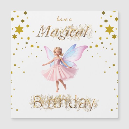Een magische fee Magische Verjaardag (Voorkant)