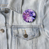 Een magische honingbijen ronde button 5,7 cm (In situ)