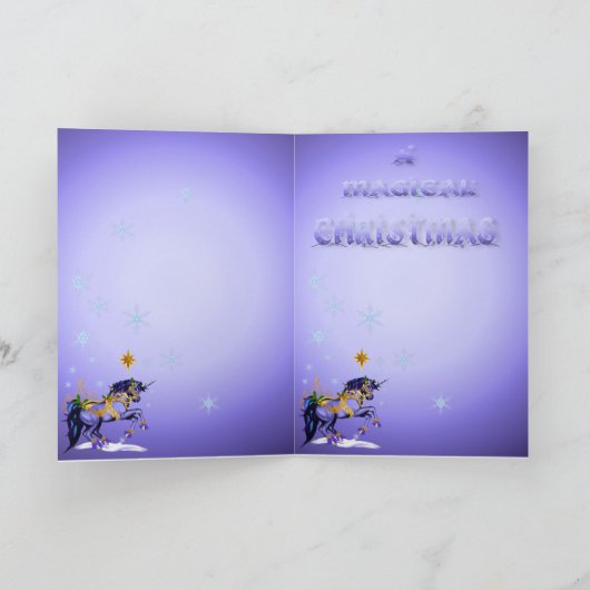Een magische kerst Kaart (Binnen)