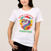 een magische kerst Tri-Blend shirt (Voorkant)