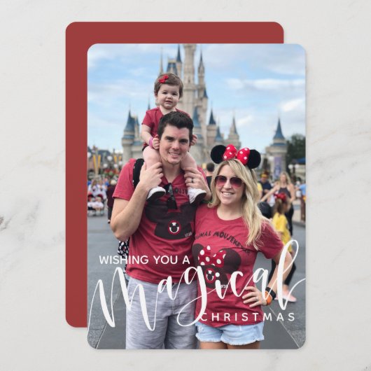 Een magische Kerstkaart (Voorkant / Achterkant)