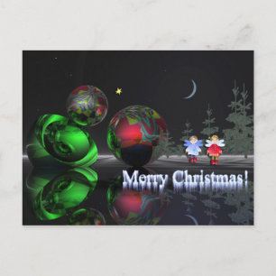 Een magische kerstnacht feestdagenkaart