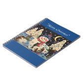 "Een magische nacht in de sneeuw" Notitieboek (Linkerzijde)