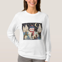 "Een magische nacht in de sneeuw" T-shirt