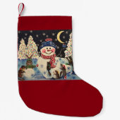 Eén magische nachtblokkering kleine kerstsok (Voorkant)