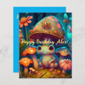 Een magische paddenstoelkikker (Voorkant / Achterkant)