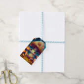 Een magische paddenstoelkikker cadeaulabel (Met Touw)
