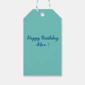 Een magische paddenstoelkikker cadeaulabel (Achterkant)