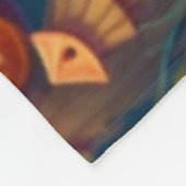 Een magische paddenstoelkikker fleece deken (Hoek)