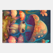 Een magische paddenstoelkikker inpakpapier vel (Voorkant 2)