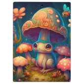 Een magische paddenstoelkikker klembord (Achterkant)