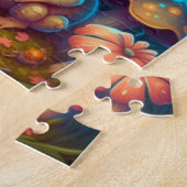 Een magische paddenstoelkikker legpuzzel (Zijkant)