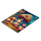 Een magische paddenstoelkikker notitieboek (Linkerzijde)