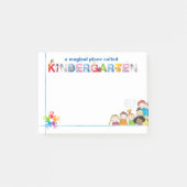 Een magische plek genaamd Kindergarten Post-it® Notes (Voorkant)