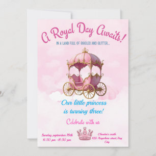 Een Magische Prinsessenfeest Uitnodiging