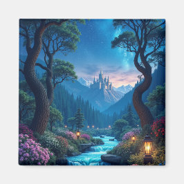 Een magische reis wacht magneet