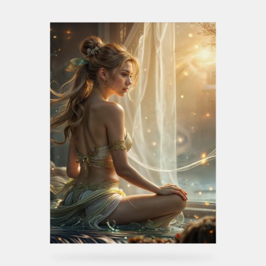 Een magische relaxtijd acryl bord (Voorkant)