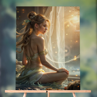 Een magische relaxtijd acryl bord