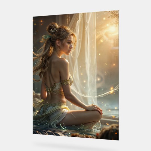 Een magische relaxtijd acryl bord (Hoek)