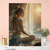 Een magische relaxtijd acryl bord (Huwelijk)