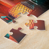 Een magische trap legpuzzel (Zijkant)