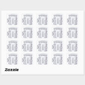 Een Magische Trick Vierkante Sticker (Vel)